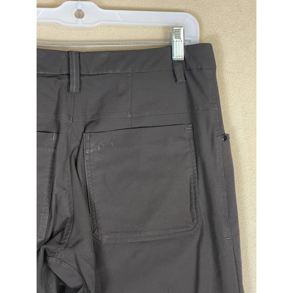 Lululemon Pants Adult 30 Brown Chino Casual Hiking Logo Everyday‎ Mens - Picture 8 of 10